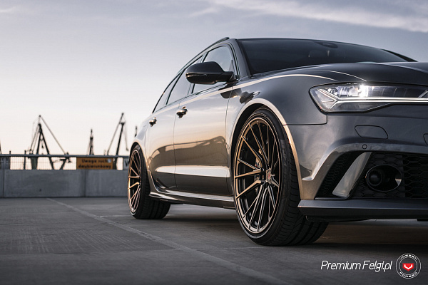 Фото дисков Vossen M-X4T Сатиновая бронза на Audi A/RS 6 (C7)