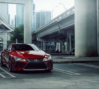Фото дисков Vossen HF-7 на Lexus LC 500