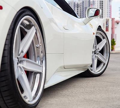 Фото дисков Anrky AN35 на Ferrari 488