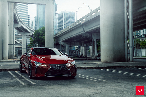 Фото дисков Vossen HF-7 Глянцевый графит на Lexus LC 500