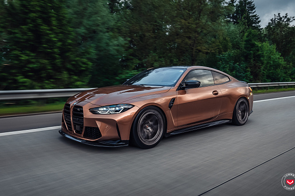Фото дисков Vossen LC3-03T Глянцевый темный лак на BMW 4/M4 (G22/G82)