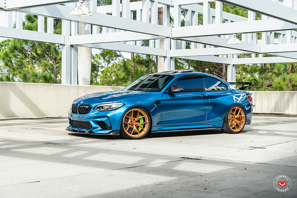 Фото дисков Vossen S21-01 Глянцевая медь на BMW 2/M2 (F22/F87)