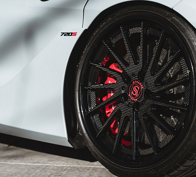 Фото дисков Strasse Wheels SV15T Deep Concave FS на McLaren 720S