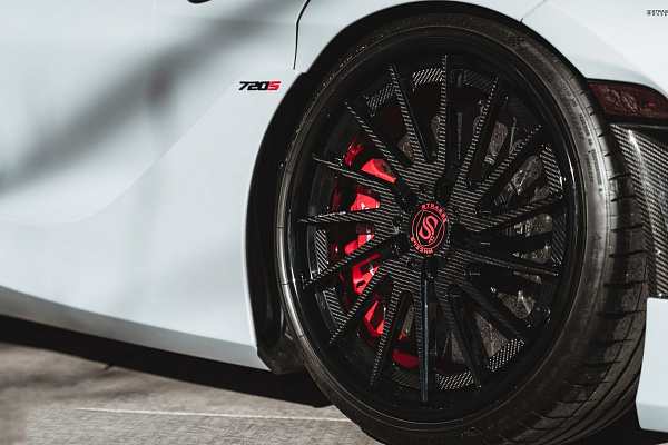 Фото дисков Strasse Wheels SV15T Deep Concave FS Другой цвет на McLaren 720S
