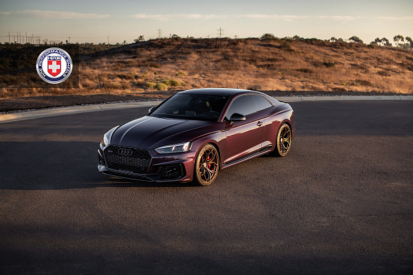Фото дисков HRE P111SC Глянцевая бронза на Audi A/S/RS 5 (F5)