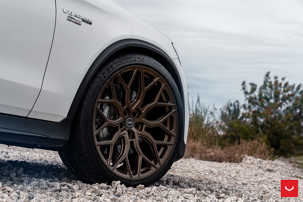 Фото дисков Vossen HF-2 Сатиновая бронза на Mercedes-Benz GLC (X253, C253)