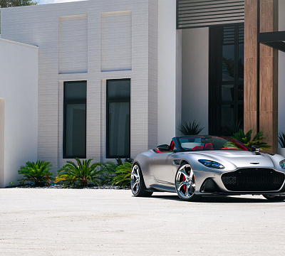 Фото дисков HRE 522M на Aston Martin DBS 3