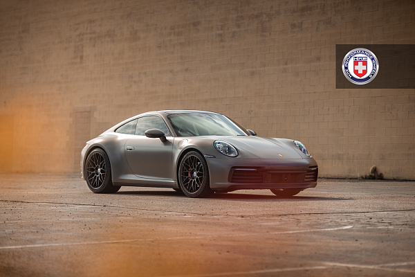 Фото дисков HRE RC100 Черный сатин на Porsche 911 VIII