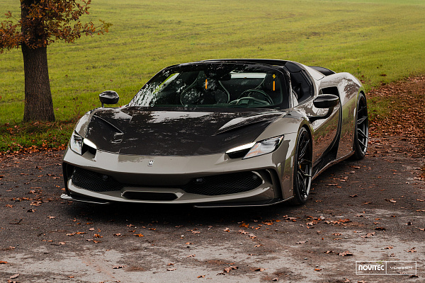 Фото дисков NOVITEC NF11 Черный глянец на Ferrari 296