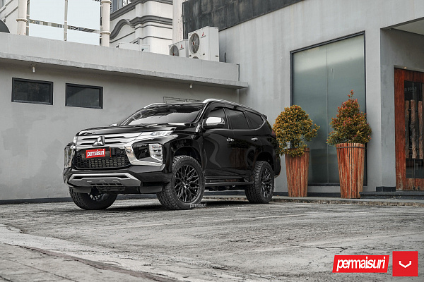 Фото дисков Vossen HF6-3 Черный сатин на Mitsubishi Pajero Sport III