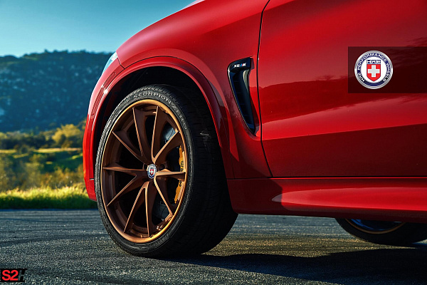 Фото дисков HRE S204H Сатиновая темная медь на BMW X5/X5 M (F15/F85)