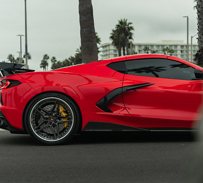 Фото дисков Vossen EVO-1 (3-Piece) на Chevrolet Corvette C8