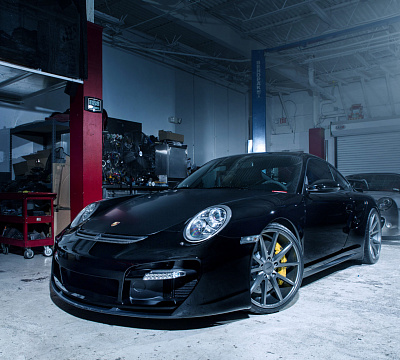 Фото дисков Vossen VFS-1 на Porsche 911 VI