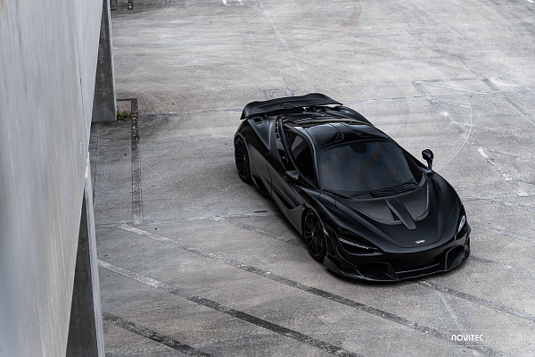 Фото дисков NOVITEC MC3 Черный сатин на McLaren 720S