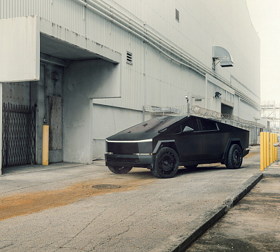Фото дисков Vossen LC3-11 на Tesla Cybertruck