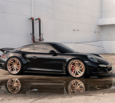 Фото дисков Strasse Wheels SB1 Deep Concave FS на Porsche 911 VII