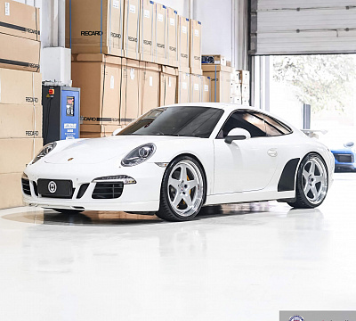 Фото дисков HRE 527 на Porsche 911 VII