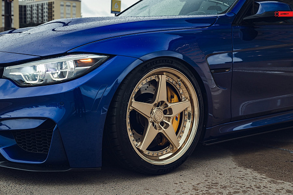 Фото дисков Anrky RS5 Сатиновая шампань на BMW 3/M3 (F3x/F80)