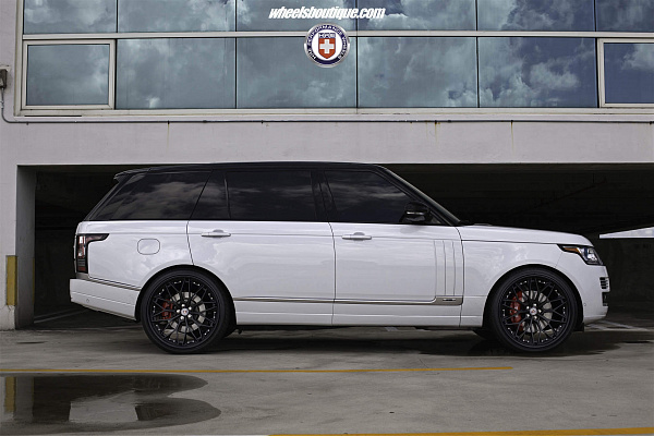 Фото дисков HRE S200 Черный сатин на Land Rover Range Rover IV