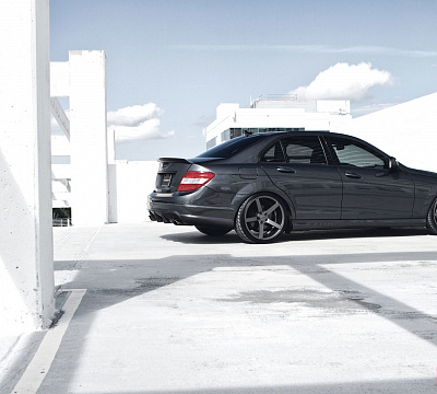 Фото дисков Vossen CV3 на Mercedes-Benz C-Class (W204)