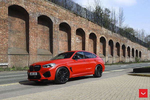 Фото дисков Vossen HF-4T Черный глянец на BMW X4/X4 M (G02/F98)