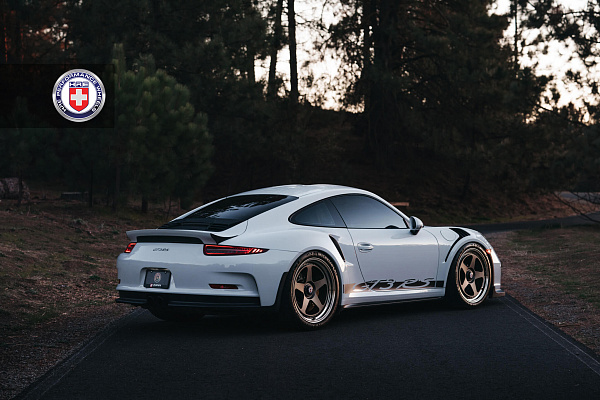 Фото дисков HRE 305 Сатиновый графит на Porsche 911 VII