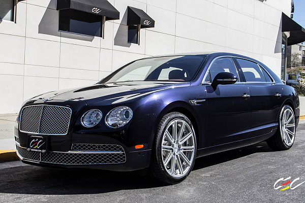 Фото дисков CEC C25 Глянцевый лак на Bentley Flying Spur II