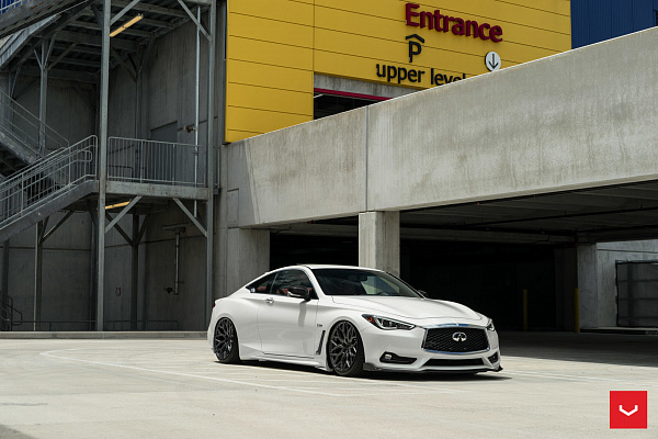 Фото дисков Vossen HF-2 Сатиновый графит на Infiniti Q60 II