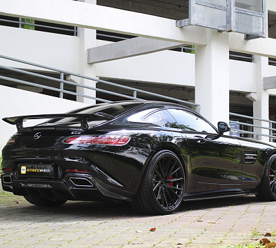 Фото дисков Vossen HF-4T на Mercedes-Benz AMG GT I