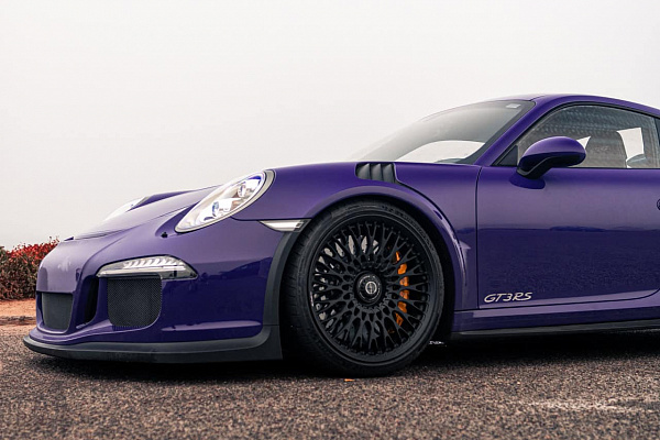 Фото дисков Brixton Forged TR20 Черный сатин на Porsche 911 VII