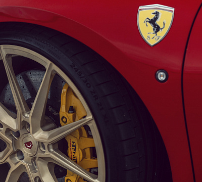 Фото дисков Vossen EVO-2 на Ferrari F8