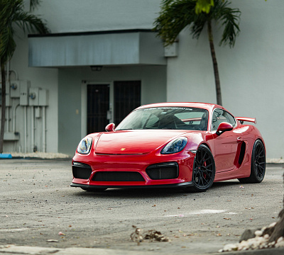 Фото дисков Vossen M-X3 на Porsche Cayman II
