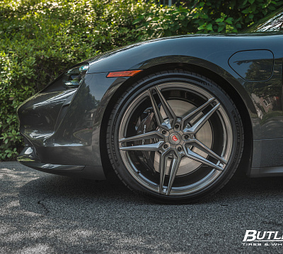 Фото дисков Vossen EVO-1 на Porsche Taycan I