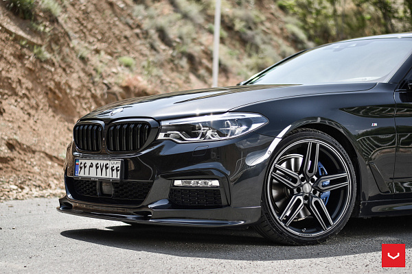 Фото дисков Vossen HF-1 Черный сатин на BMW 5/M5 (G30/F90)