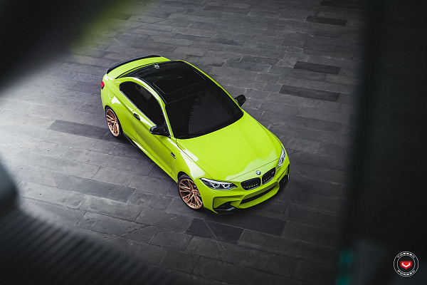 Фото дисков Vossen M-X6 Глянцевая шампань на BMW 2/M2 (F22/F87)