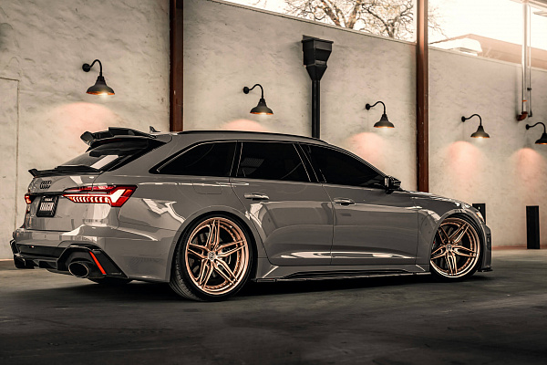 Фото дисков HRE S107SC Глянцевая темная медь на Audi A/RS 6 (C8)