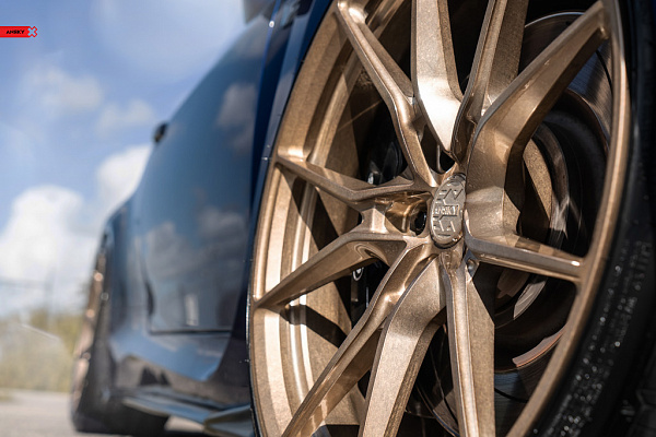 Фото дисков Anrky AN12 Сатиновое темное золото на Lexus RC