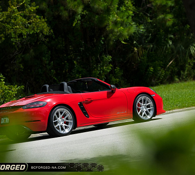 Фото дисков BC Forged HCA381 на Porsche Boxster III