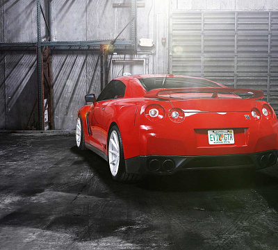 Фото дисков Vossen CVT на Nissan GT-R
