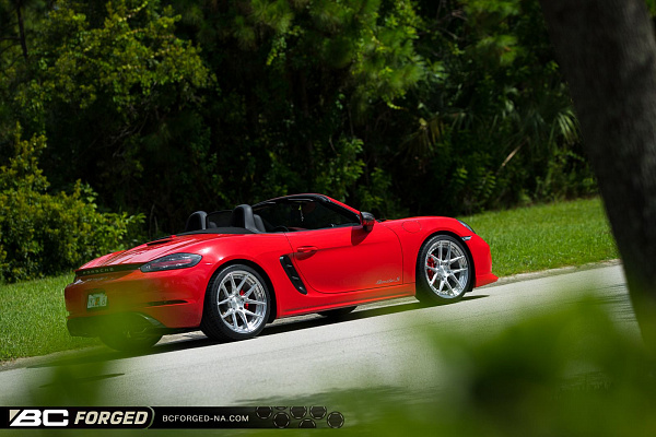 Фото дисков BC Forged HCA381 Глянцевый лак на Porsche Boxster III