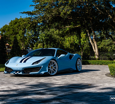 Фото дисков NOVITEC NF10 на Ferrari 488
