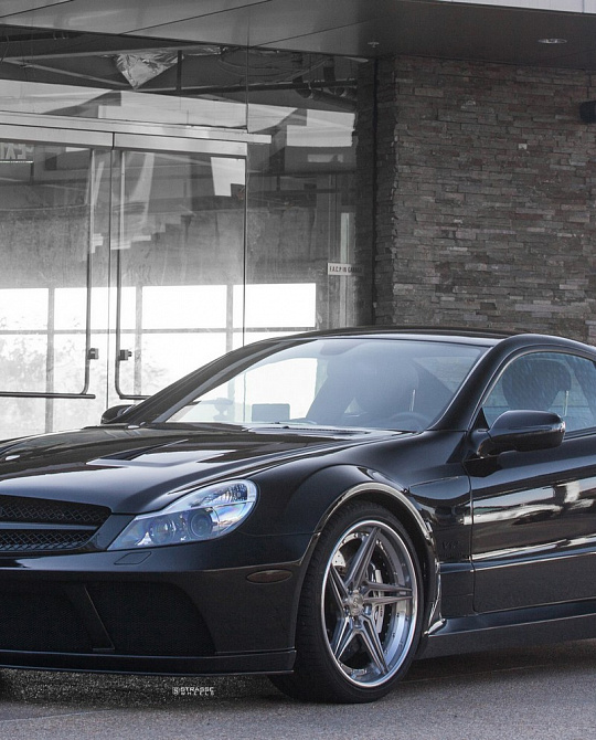 Фото дисков SV2T Deep Concave FS Сатиновый темный лак на Mercedes-Benz SL (R231)