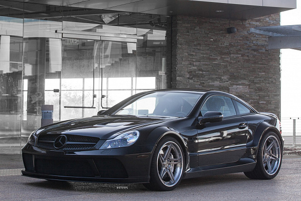 Фото дисков Strasse Wheels SV2T Deep Concave FS Сатиновый темный лак на Mercedes-Benz SL (R231)