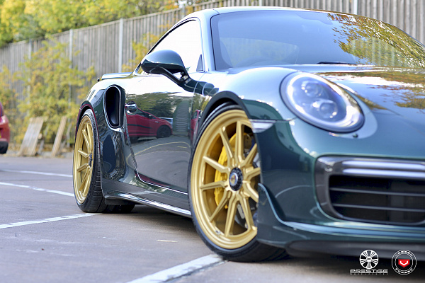Фото дисков Vossen ML-X2 Глянцевое золото на Porsche 911 VII