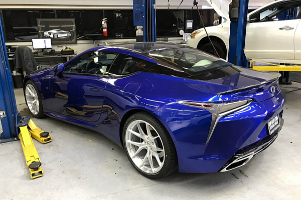 Фото дисков HRE P101 Глянцевый лак на Lexus LC 500