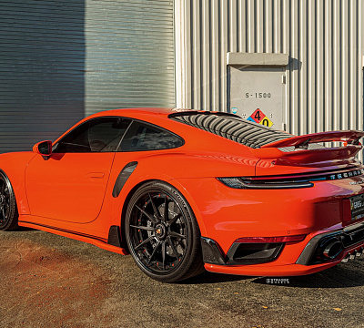 Фото дисков Strasse Wheels SV10 Deep Concave Duoblock на Porsche 911 VIII