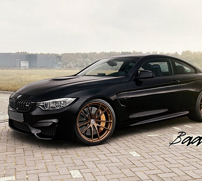 Фото дисков HRE P104 на BMW 4/M4 (F32/F82)