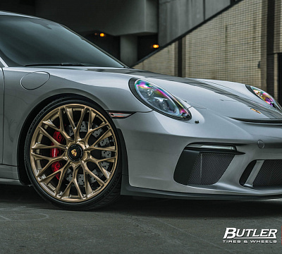 Фото дисков HRE P200 на Porsche 911 VII