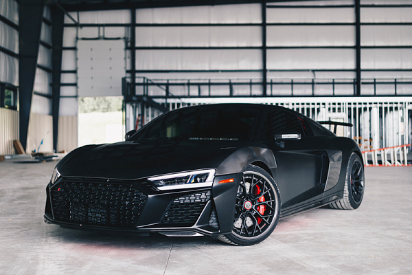 Фото дисков Brixton Forged PF10 Черный сатин на Audi R8 (4S)