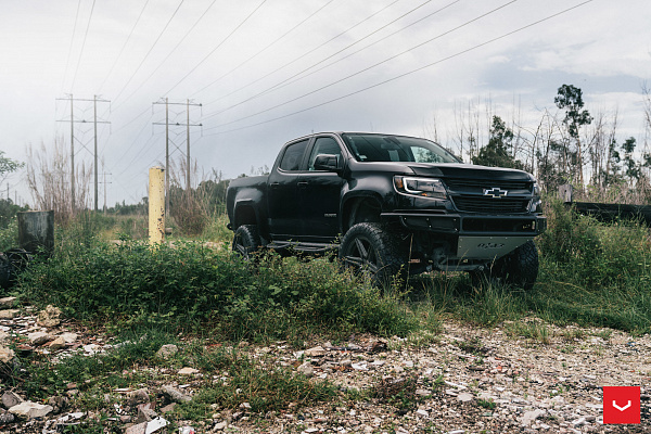 Фото дисков Vossen HF6-2 Сатиновый графит на Chevrolet Colorado